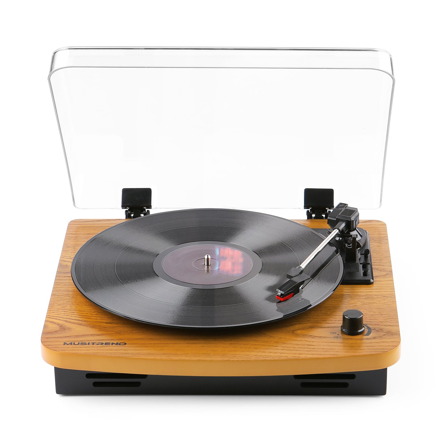 PLAYERS LPレコード Amazon.com: Musitrend LP 3-Speed Turntable with Built-in Stereo